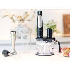 Braun Multiquick 7 MQ 7075X Immersion Blender Premium - Sleek Black & Brushed Stainless Steel for Effortless Blending!